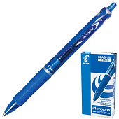 Ручка шариковая автоматическая PILOT "Acroball", корпус тонированный синий, узел 0,7 мм, линия 0,28 мм, синяя, BPAB-15F